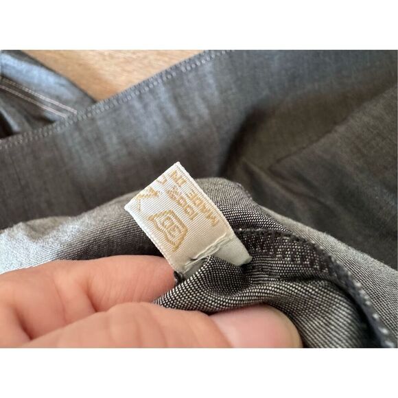 Anna Mason The Sun dress in lightweight black denim with signature pinkish topst - Picture 10 of 13